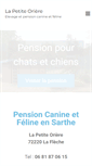 Mobile Screenshot of lapetiteoriere.fr